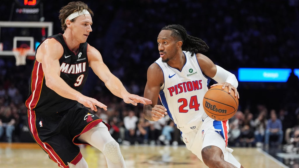 Giannis Antetokounmpo's 36 points not enough as Pistons beat Heat 128-111 to send Miami to 0-2 start — CBS Miami, Sydney Business news