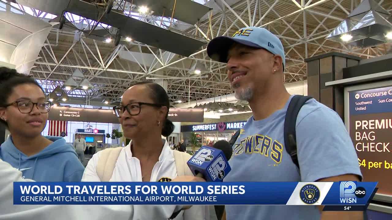 'Traveled for...24 hours': Fans travel from across the world for the World Series — WISN 12 Milwaukee, Sydney Sports news